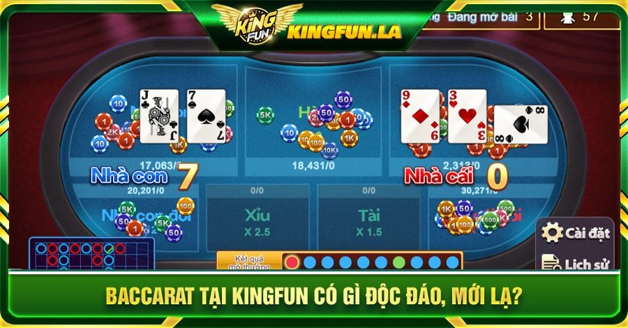 Baccarat tại Kingfun có gì độc đáo, mới lạ?