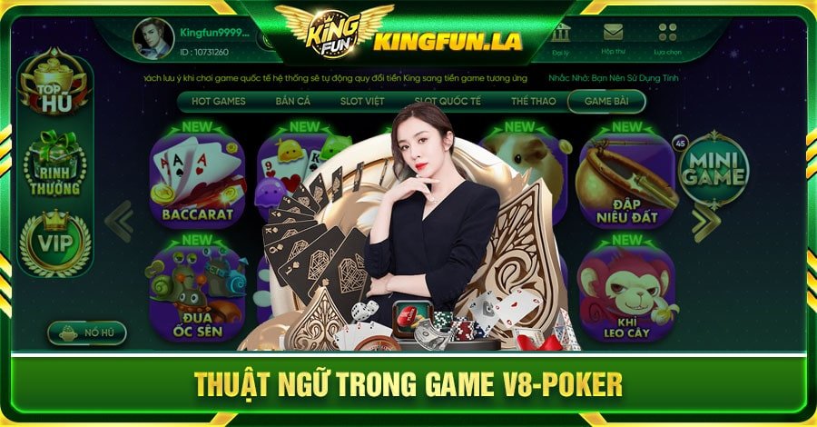 Thuật ngữ trong game V8-Poker